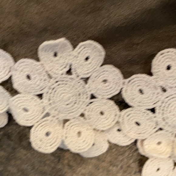 NWOT Altar’d State Green Crochet Flower Romper - Picture 5 of 10